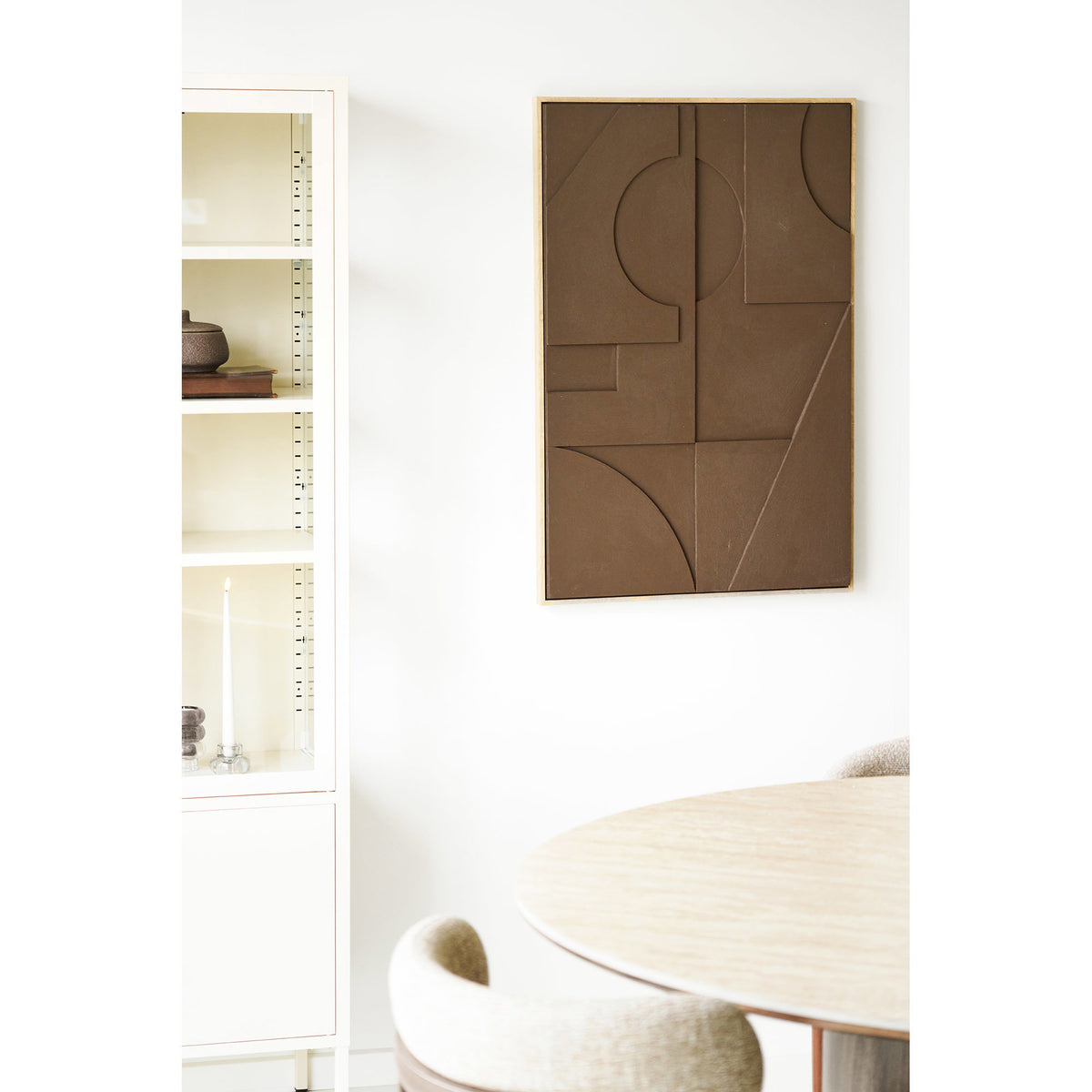 Isabella Relief Vægdekoration - Relief Vægdekoration, Brun, No.1 60X90 Cm ⎮ 5713917046331 ⎮ 4991021 