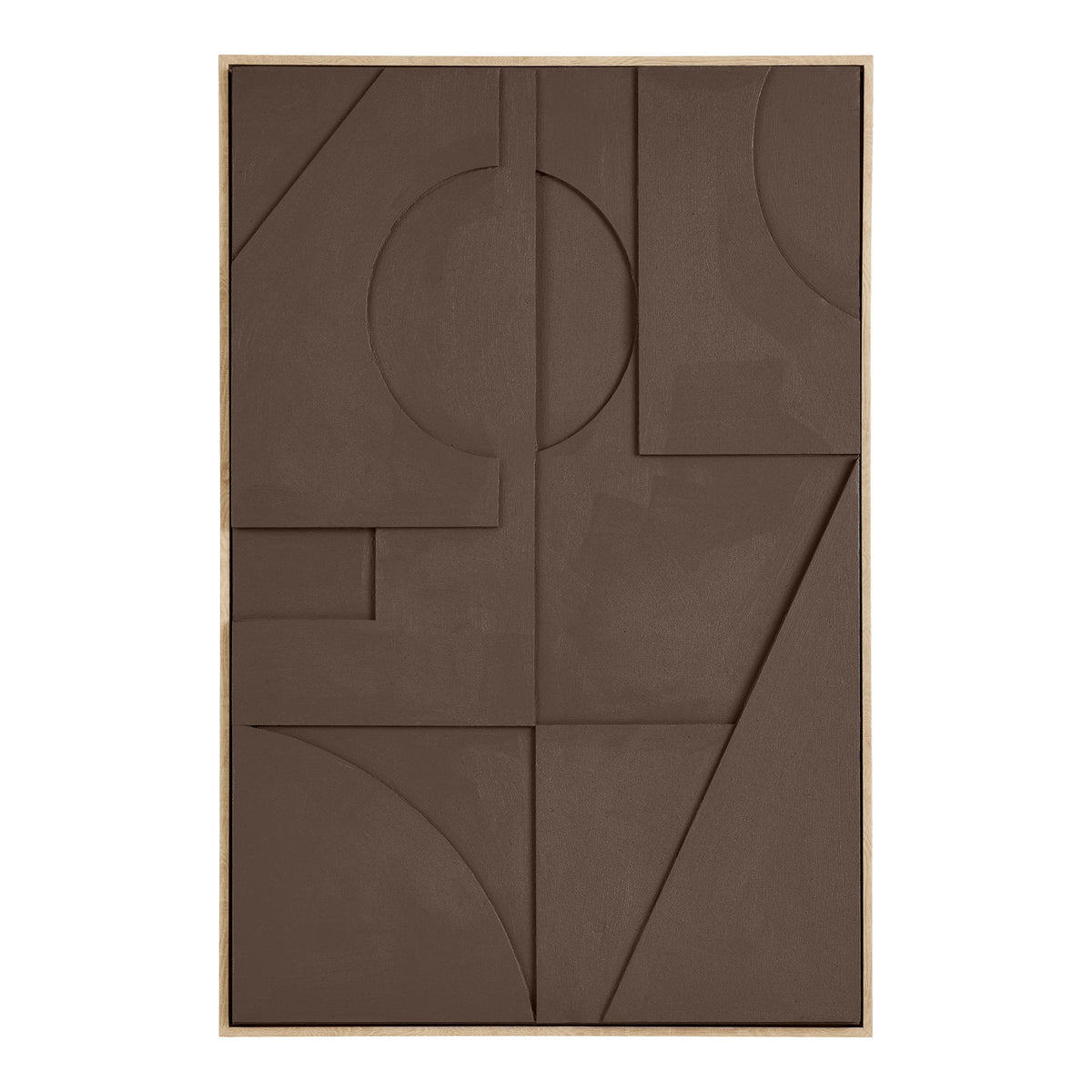 Isabella Relief Vægdekoration - Relief Vægdekoration, Brun, No.1 60X90 Cm ⎮ 5713917046331 ⎮ 4991021 
