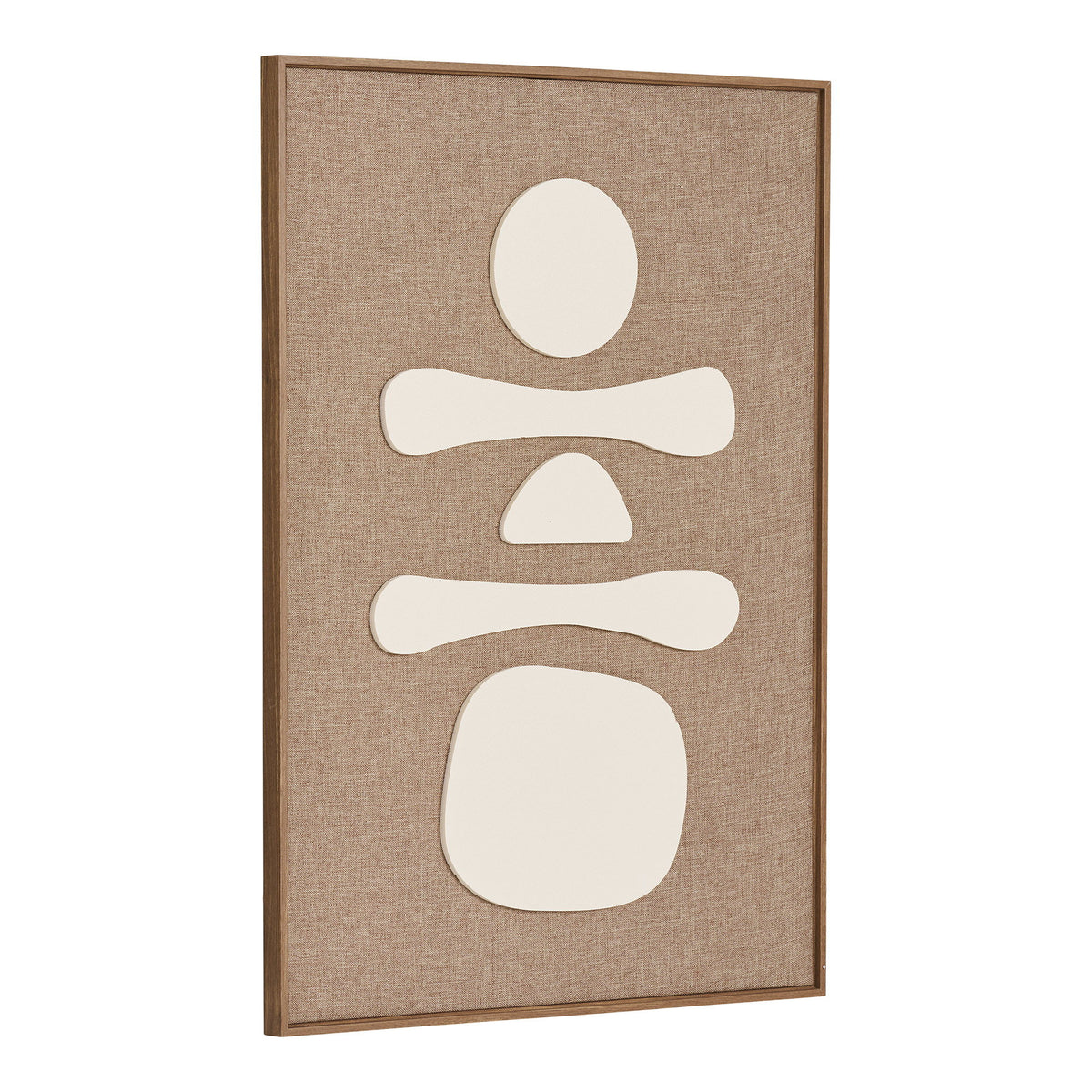 Diva Relief Vægdekoration - Relief Vægdekoration, Brun/Beige, No.1 50X70 Cm ⎮ 5713917046010 ⎮ 4991024 