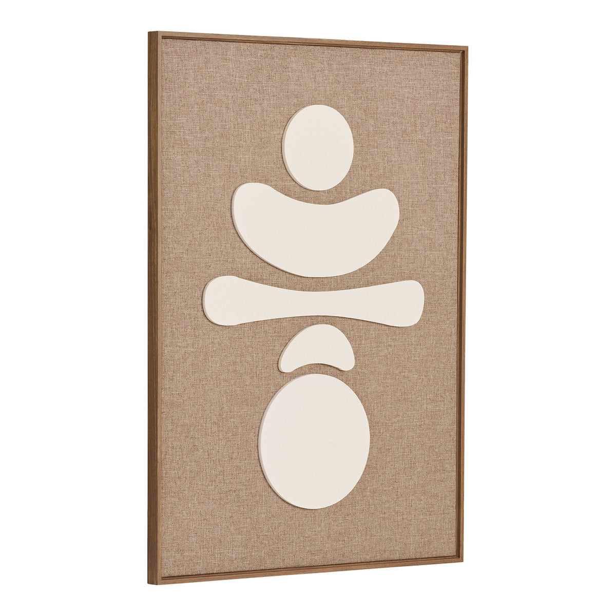 Diva Relief Vægdekoration - Relief Vægdekoration, Brun/Beige, No.2 50X70 Cm ⎮ 5713917046027 ⎮ 4991025 