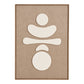 Diva Relief Vægdekoration - Relief Vægdekoration, Brun/Beige, No.2 50X70 Cm ⎮ 5713917046027 ⎮ 4991025 