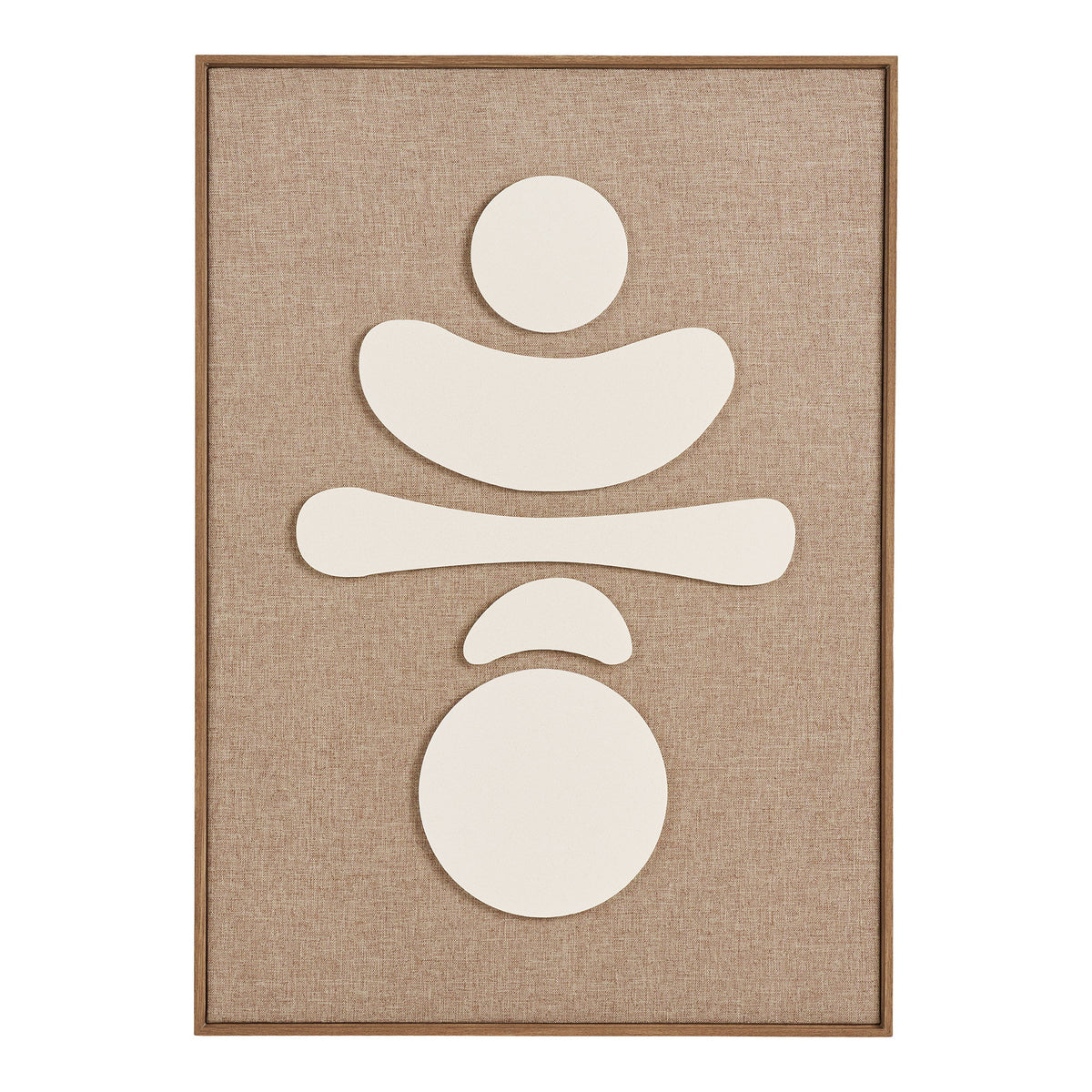 Diva Relief Vægdekoration - Relief Vægdekoration, Brun/Beige, No.2 50X70 Cm ⎮ 5713917046027 ⎮ 4991025 