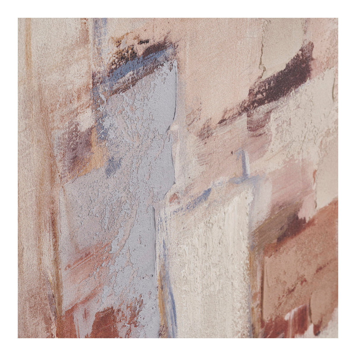 Inez Canvastryk Med Håndmalede Detaljer - Canvastryk Med Håndmalede Detaljer, Sandbeige 100X150 Cm ⎮ 5713917047031 ⎮ 4991029 