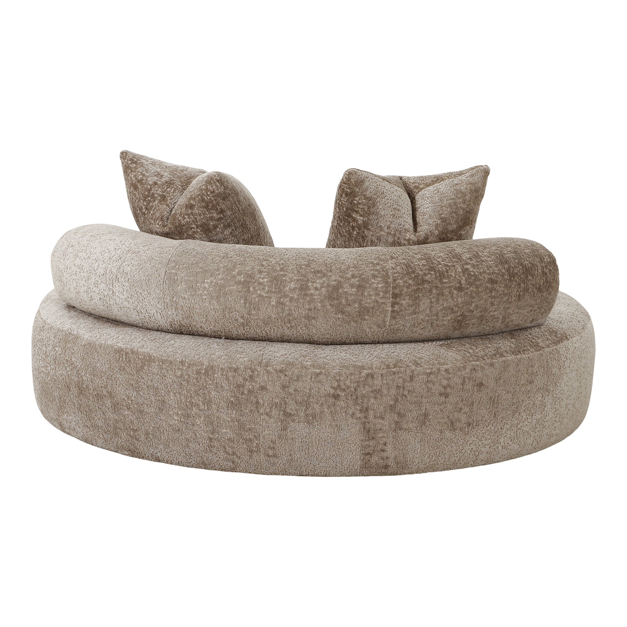 Cairo Daybed - Daybed Med 2 Puder I Chenille, Rund, Natur, Hn1251 ⎮ 5713917025664 ⎮ 5029050 