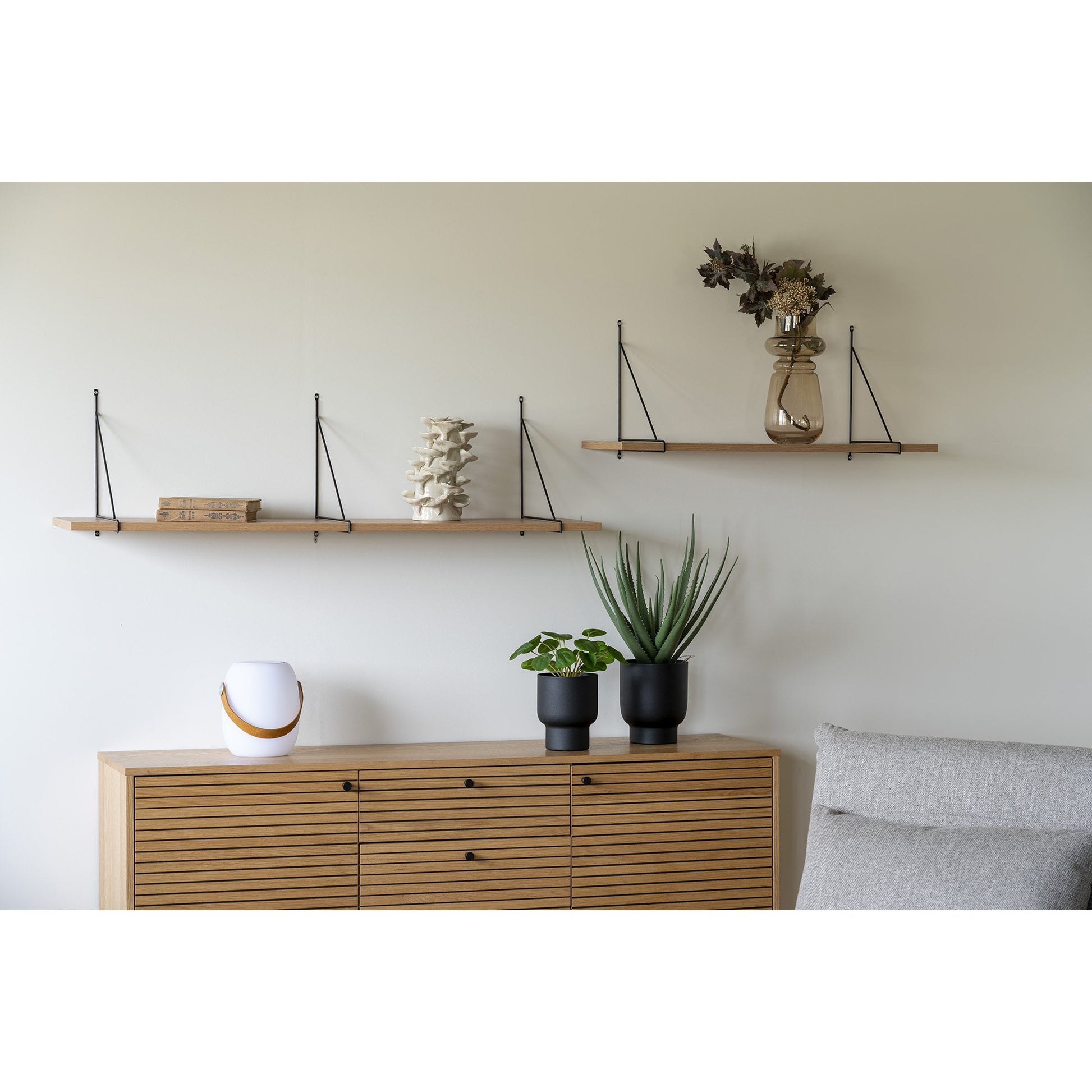 Cardiff Led Lampe - Lampe Med Læder Strop, Bluetooth Højtaler, Genopladelig, Hvid ⎮ 5713917028399 ⎮ 6405180 