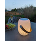 Cardiff Led Lampe - Lampe Med Læder Strop, Bluetooth Højtaler, Genopladelig, Hvid ⎮ 5713917028399 ⎮ 6405180 