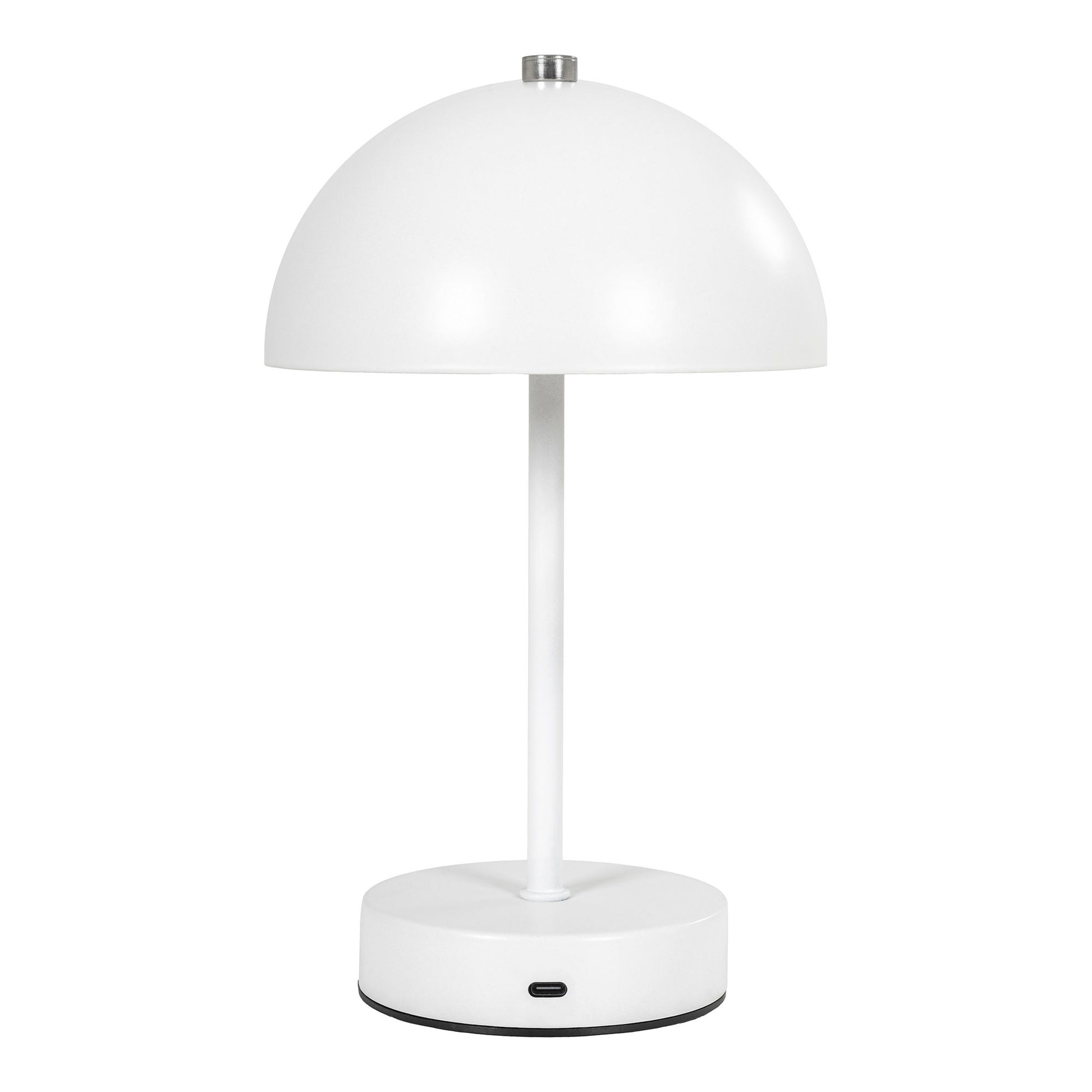 Holt Led Bordlampe - Bordlampe, Genopladelig, Hvid/Stål ⎮ 5713917031337 ⎮ 6405201 