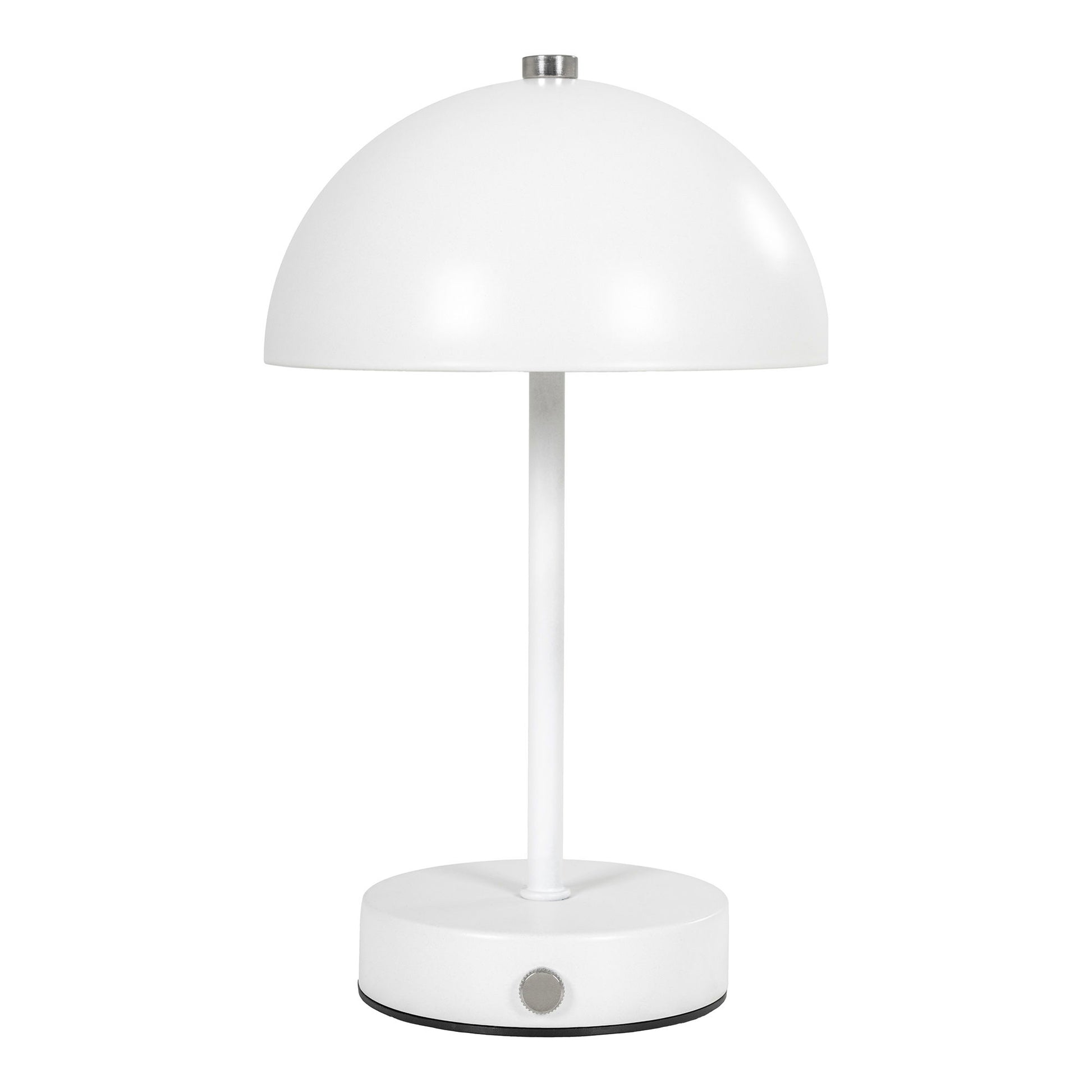 Holt Led Bordlampe - Bordlampe, Genopladelig, Hvid/Stål ⎮ 5713917031337 ⎮ 6405201 
