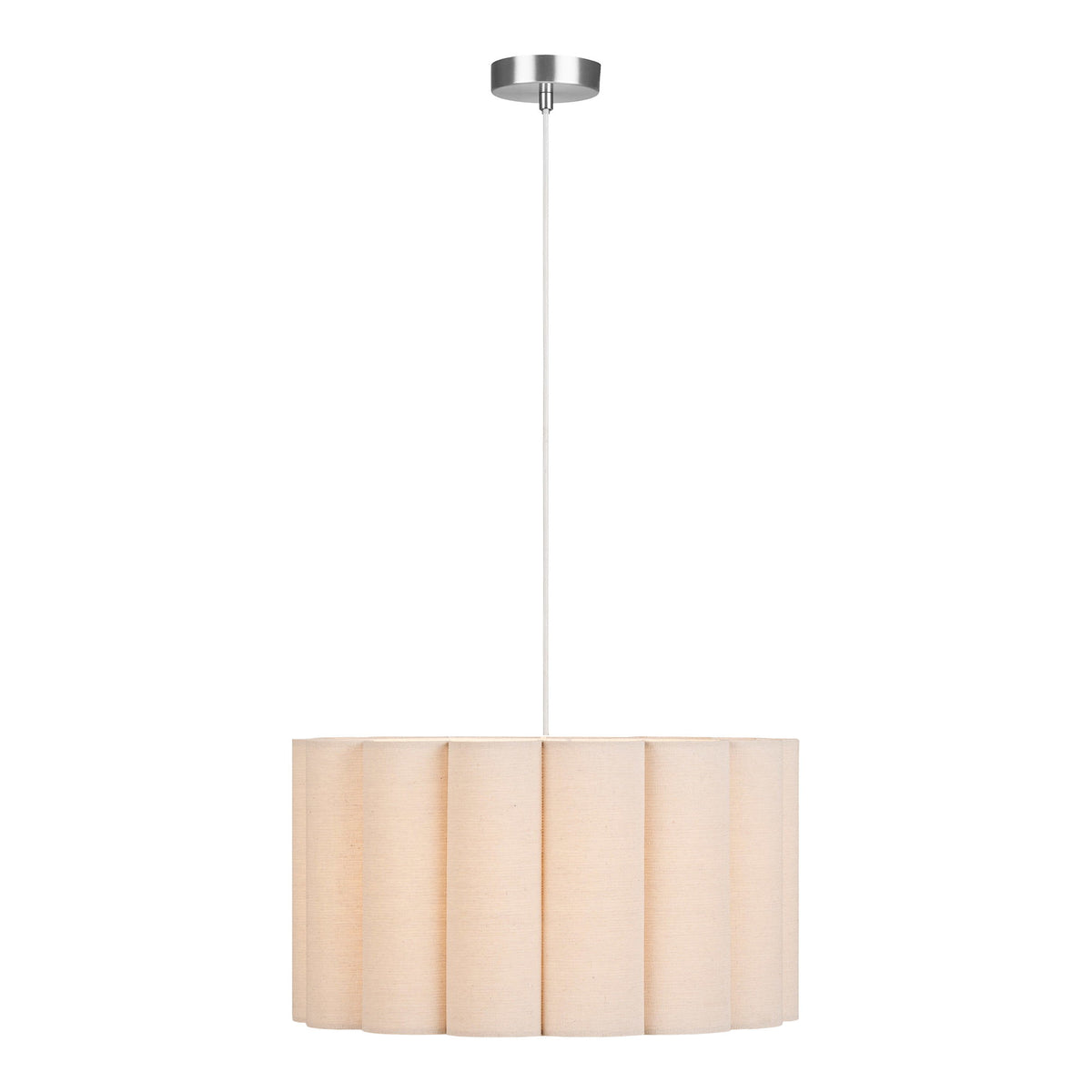 Watton Pendel - Pendel, Stål/Linen, Grey/Beige ⎮ 5713917046720 ⎮ 6406323 