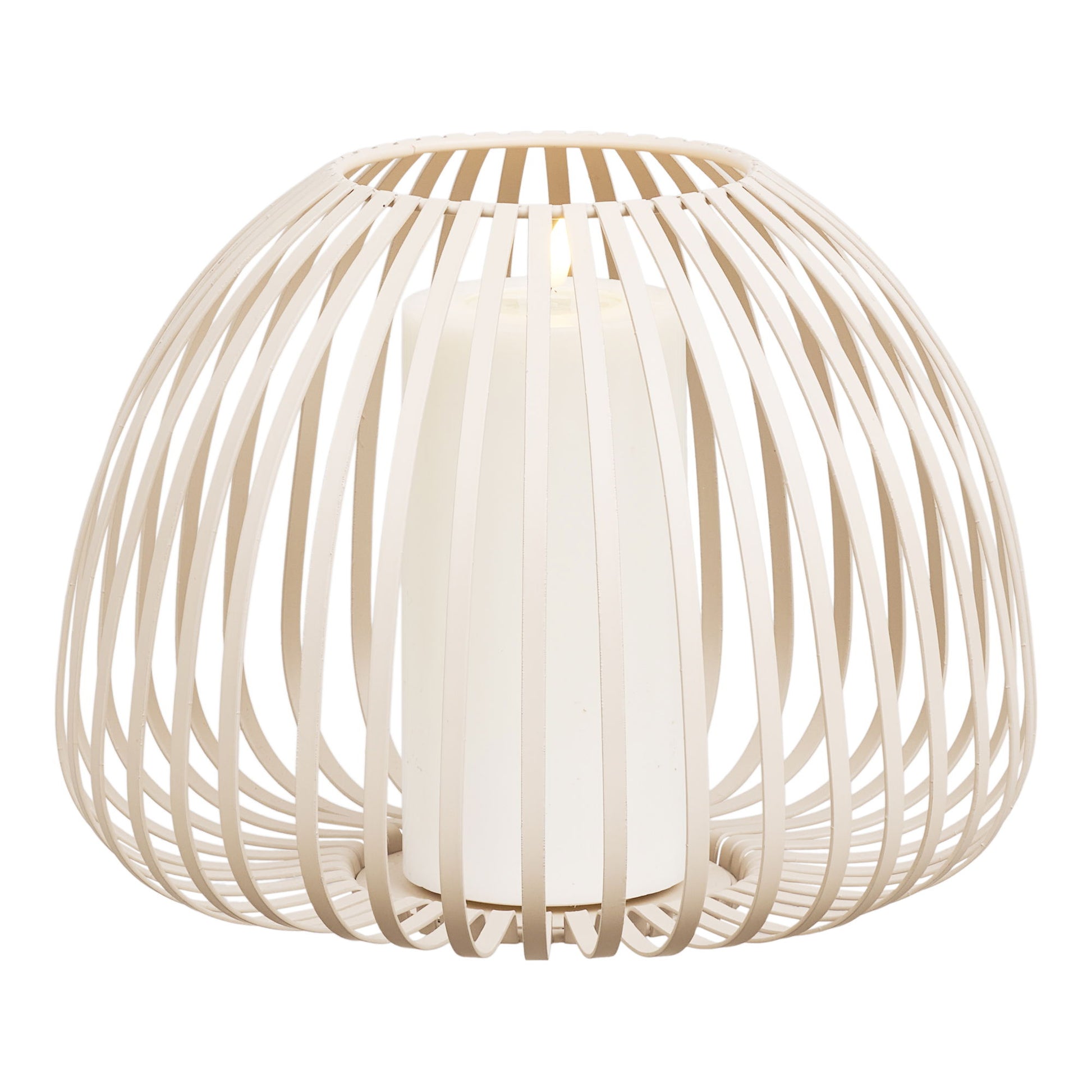 Stoense Lanterne - Lanterne, Metal, Beige Ø25X19 Cm ⎮ 5713917041534 ⎮ 6409120 