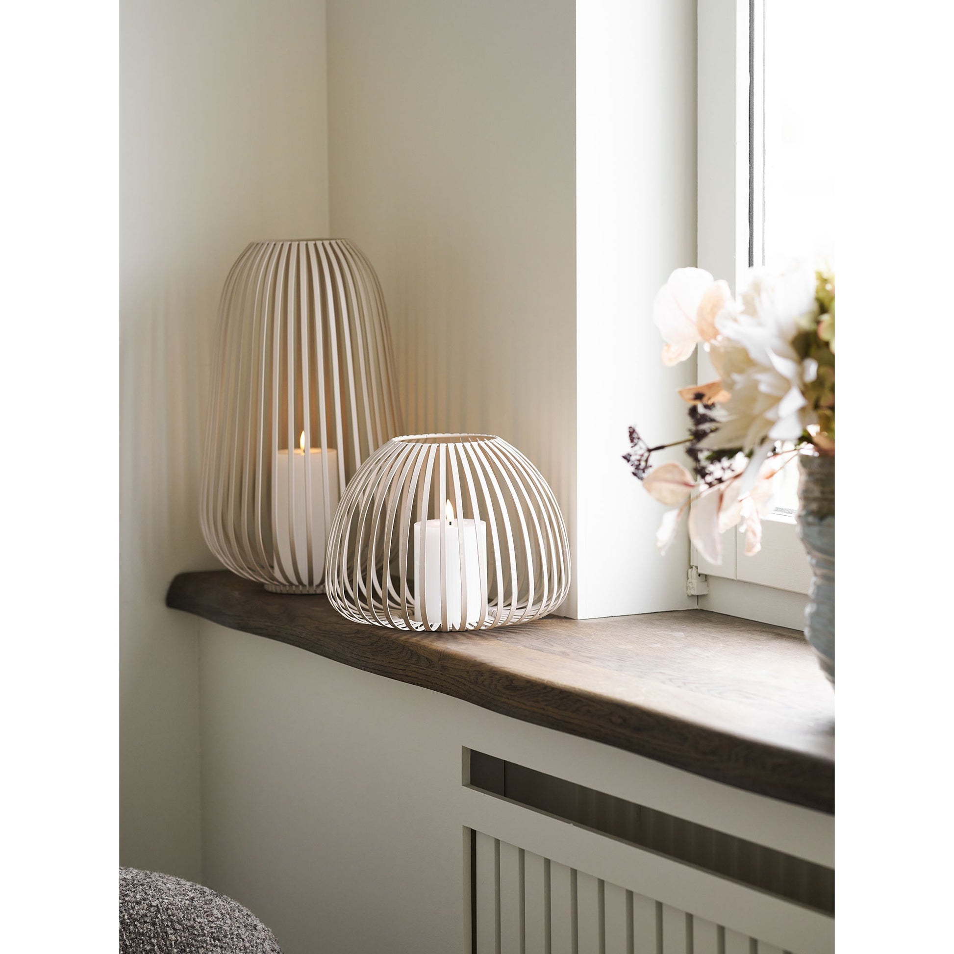 Stoense Lanterne - Lanterne, Metal, Beige Ø24,5X40 Cm ⎮ 5713917041541 ⎮ 6409121 