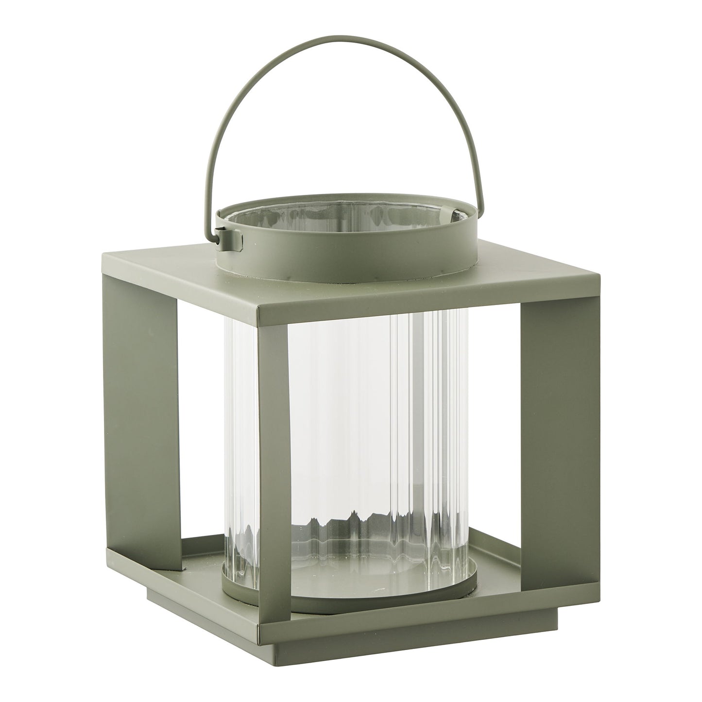 Lohals Lanterne - Lanterne, Glas/Metal, Grøn, 18X18X20,5 Cm ⎮ 5713917041626 ⎮ 6409122 