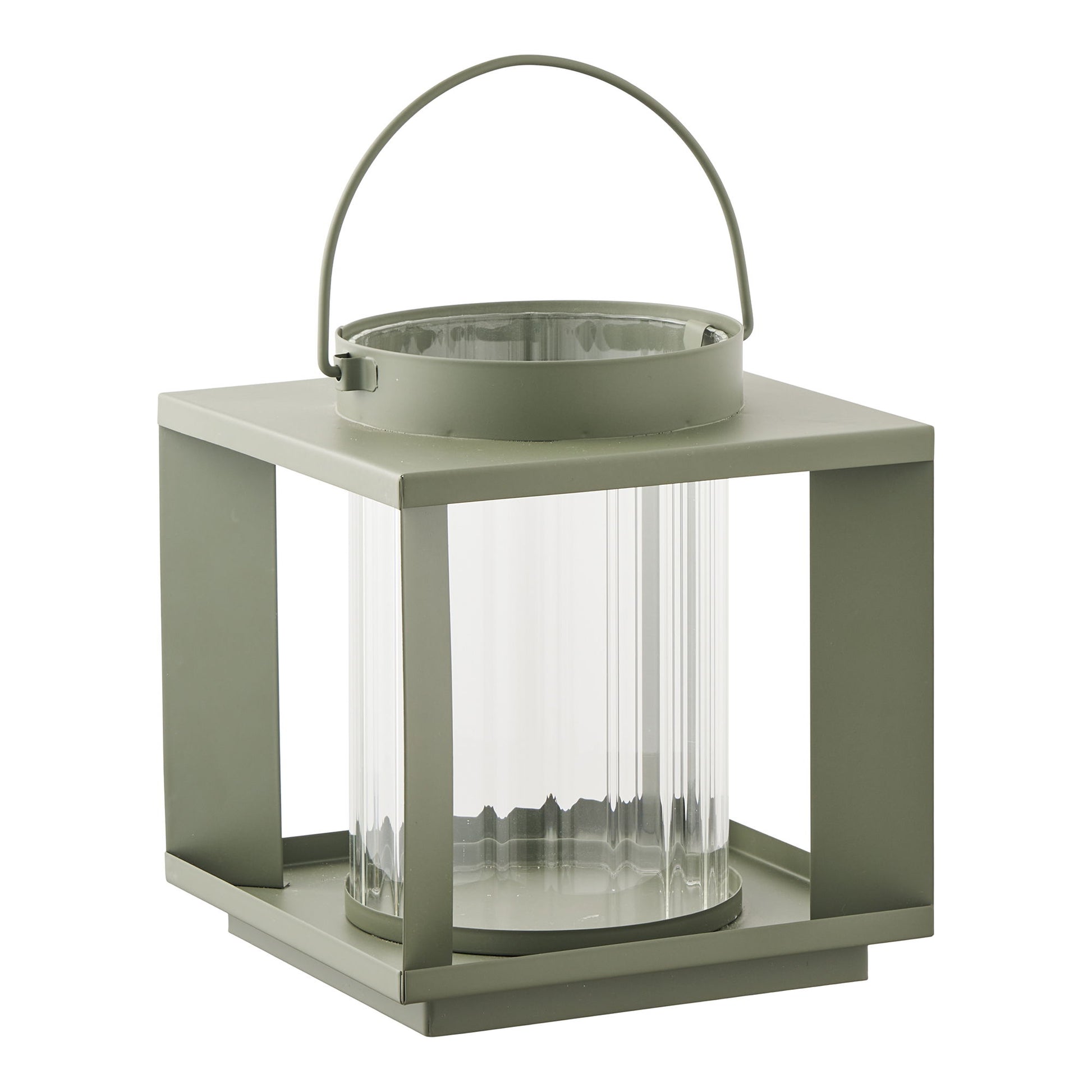 Lohals Lanterne - Lanterne, Glas/Metal, Grøn, 18X18X20,5 Cm ⎮ 5713917041626 ⎮ 6409122 