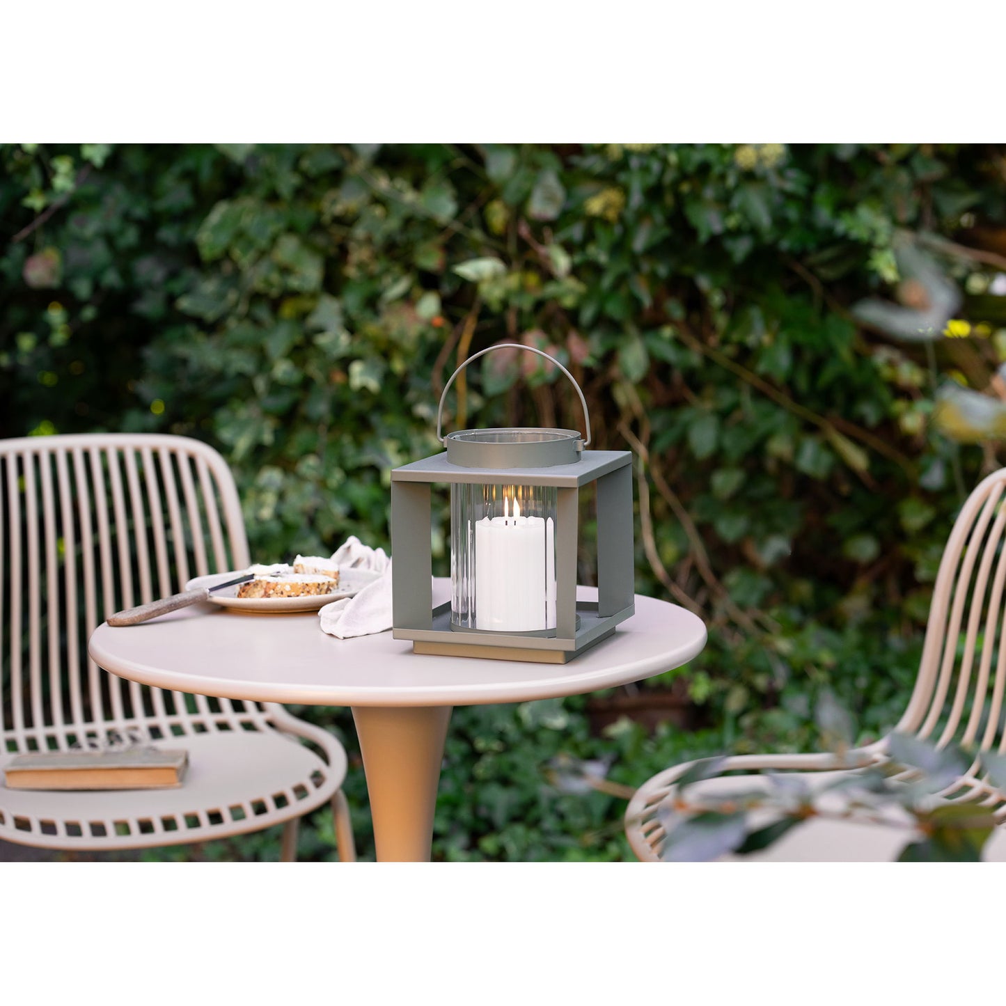 Lohals Lanterne - Lanterne, Glas/Metal, Grøn, 18X18X20,5 Cm ⎮ 5713917041626 ⎮ 6409122 