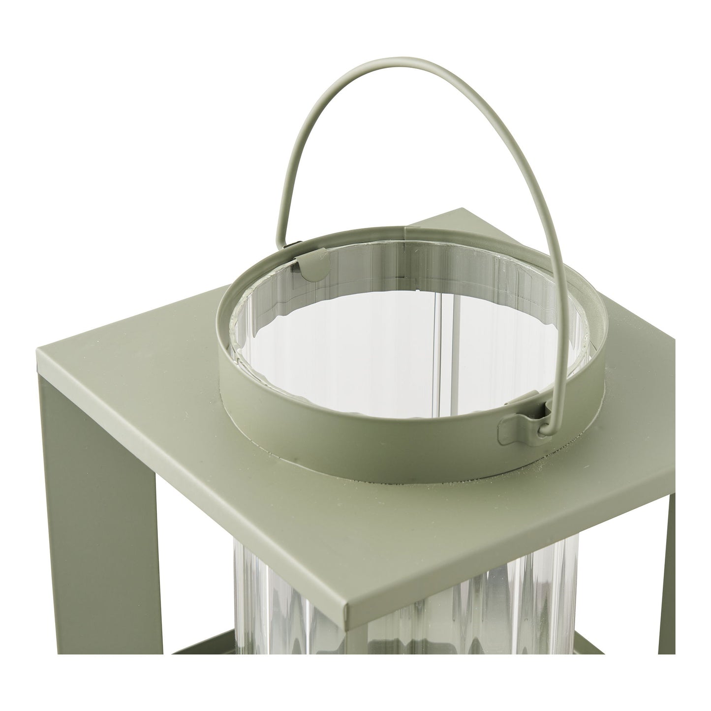 Lohals Lanterne - Lanterne, Glas/Metal, Grøn, 18X18X20,5 Cm ⎮ 5713917041626 ⎮ 6409122 