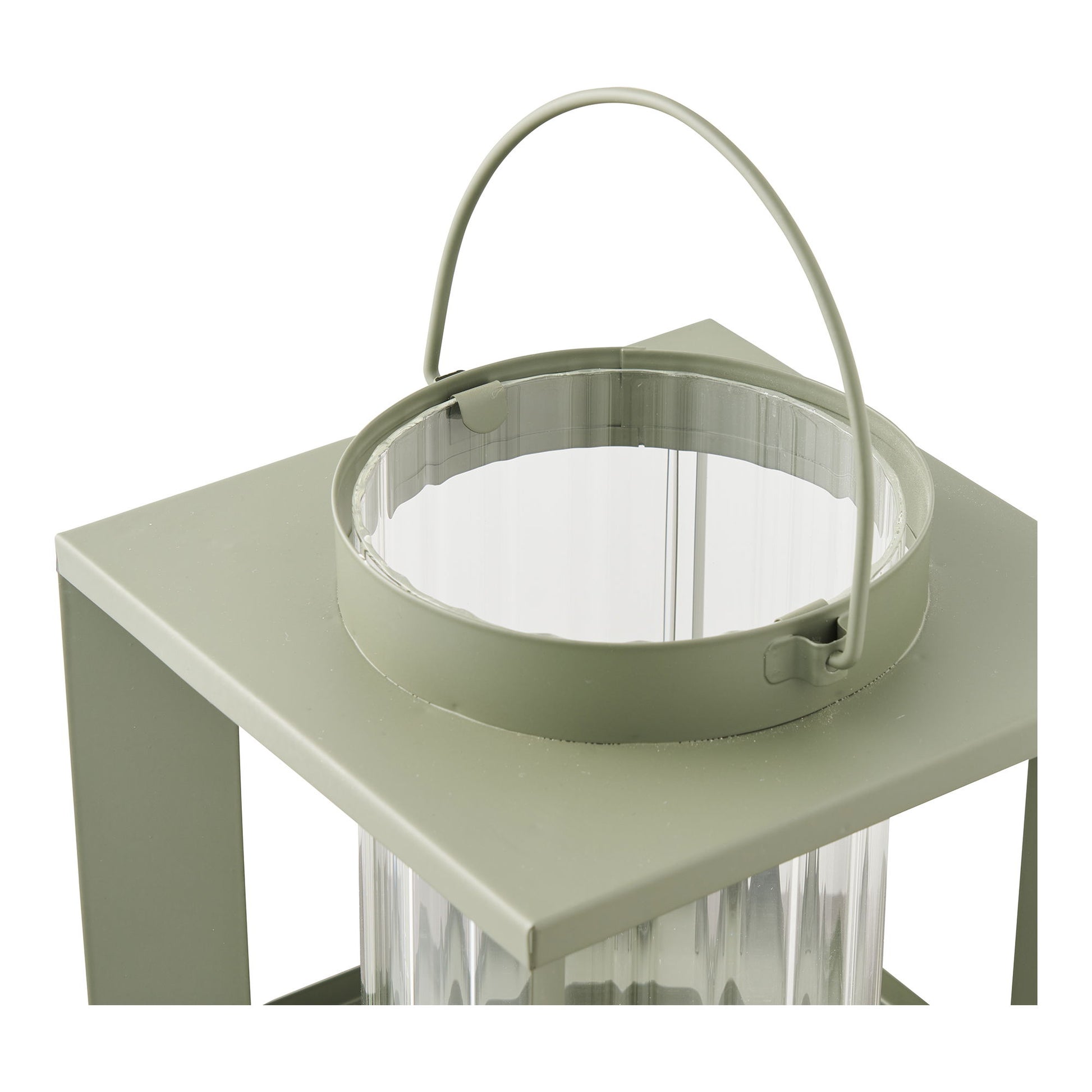 Lohals Lanterne - Lanterne, Glas/Metal, Grøn, 18X18X20,5 Cm ⎮ 5713917041626 ⎮ 6409122 