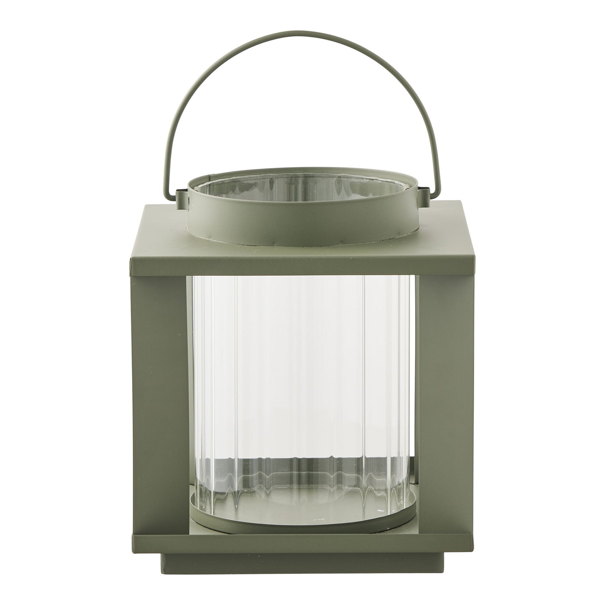 Lohals Lanterne - Lanterne, Glas/Metal, Grøn, 18X18X20,5 Cm ⎮ 5713917041626 ⎮ 6409122 