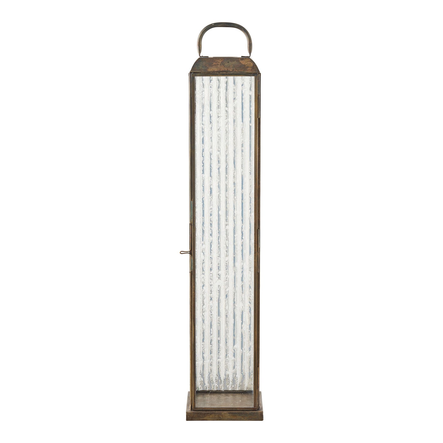 Herslev Lanterne - Lanterne, Glas/Metal, Antik Messing Look 12X12X60 Cm ⎮ 5713917041718 ⎮ 6409123 