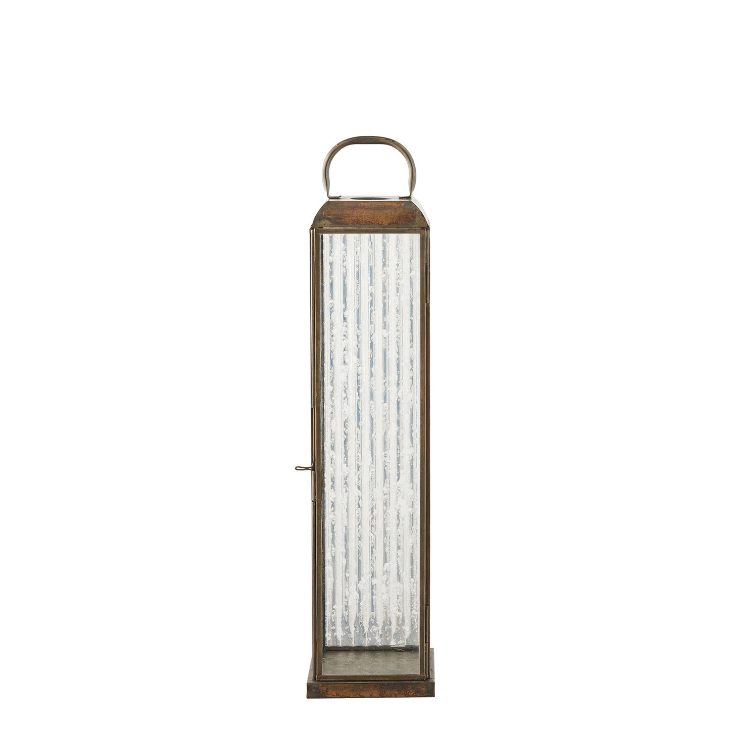 Herslev Lanterne - Lanterne, Glas/Metal, Antik Messing Look 12X12X49 Cm ⎮ 5713917041725 ⎮ 6409124 
