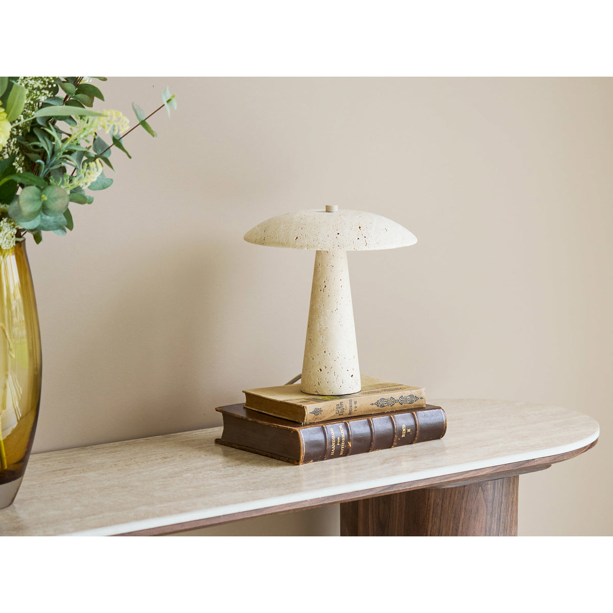 Consett Bordlampe - Bordlampe, Travertin, Natur ⎮ 5713917046737 ⎮ 6450010 