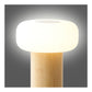 Stafford Bordlampe - Bordlampe, Genopladelig, Bambus/Metal/Pe, Natur/Hvid  ⎮ 5713917042685 ⎮ 6700002 