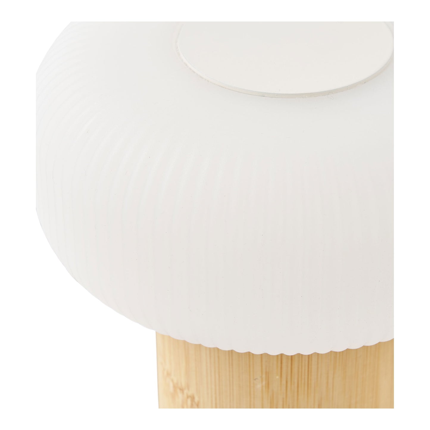Stafford Bordlampe - Bordlampe, Genopladelig, Bambus/Metal/Pe, Natur/Hvid  ⎮ 5713917042685 ⎮ 6700002 