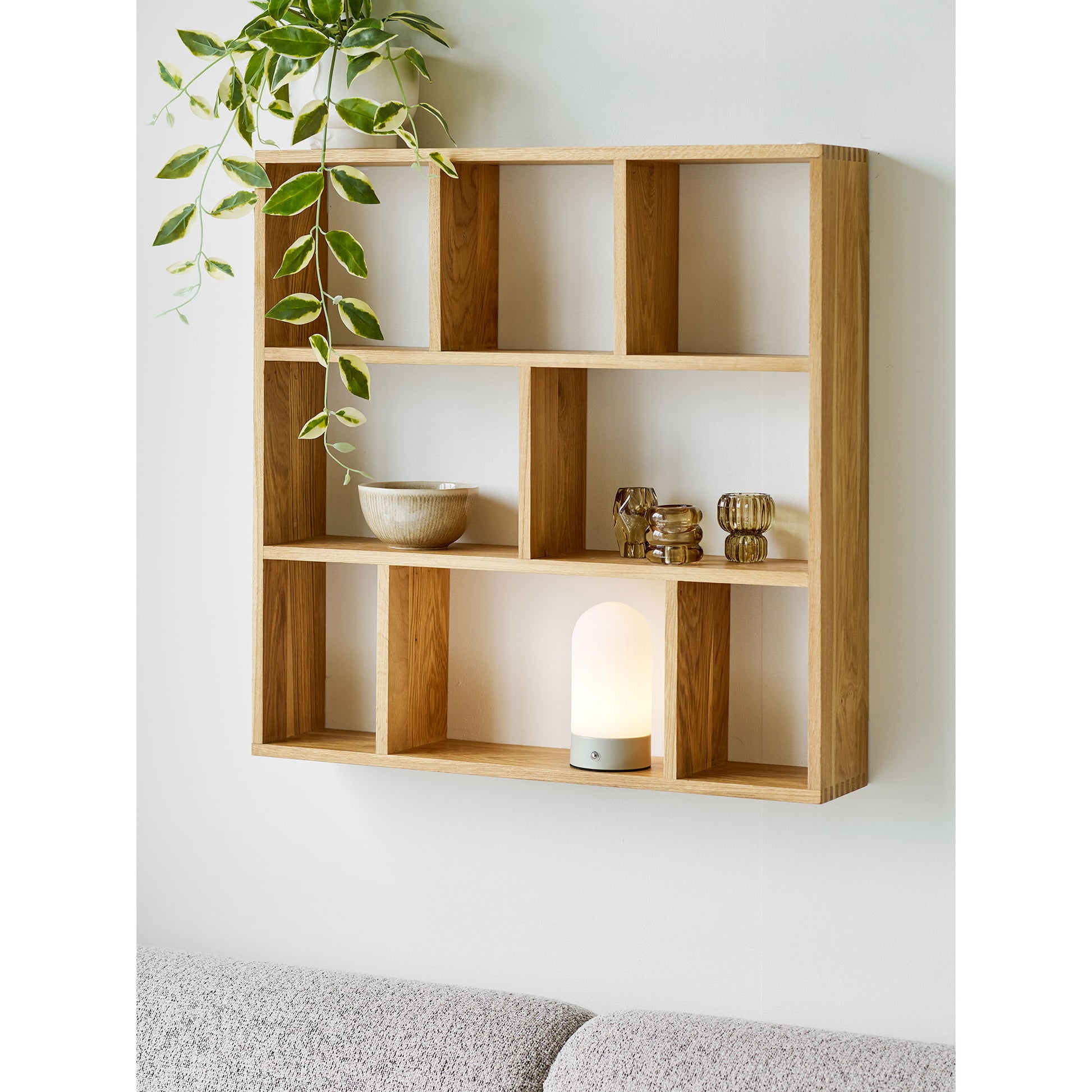 Ashford Bordlampe - Bordlampe, Genopladelig, Metal/Pe, Beige/Hvid ⎮ 5713917042692 ⎮ 6700003 