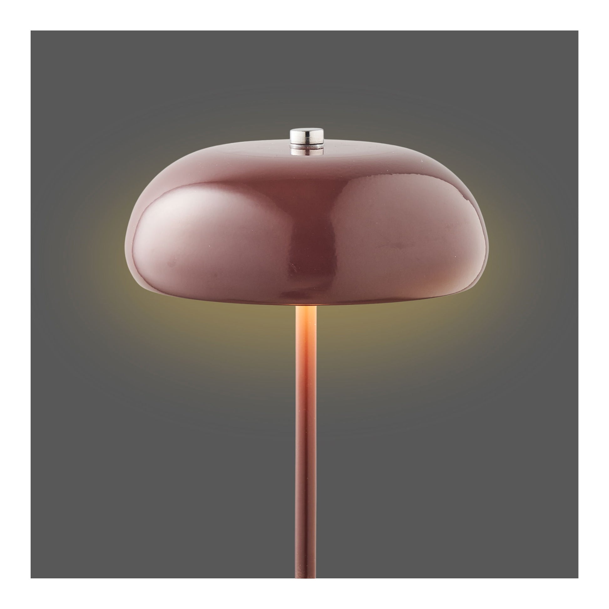 Margate Bordlampe - Bordlampe, Genopladelig, Metal, Bordeaux  Ø16 Cm ⎮ 5713917042708 ⎮ 6700004 