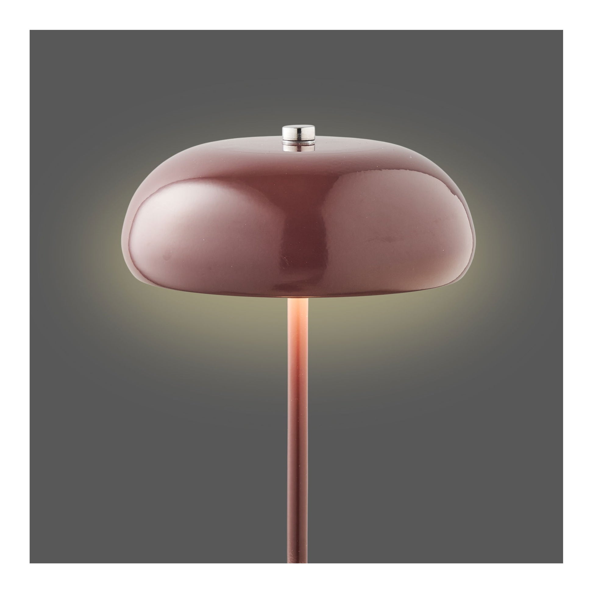 Margate Bordlampe - Bordlampe, Genopladelig, Metal, Bordeaux  Ø16 Cm ⎮ 5713917042708 ⎮ 6700004 