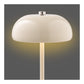 Margate Bordlampe - Bordlampe, Genopladelig, Metal, Beige Ø13 Cm ⎮ 5713917046850 ⎮ 6700006 