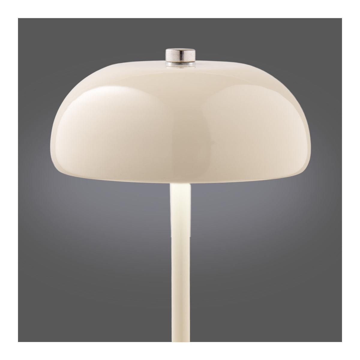 Margate Bordlampe - Bordlampe, Genopladelig, Metal, Beige Ø13 Cm ⎮ 5713917046850 ⎮ 6700006 