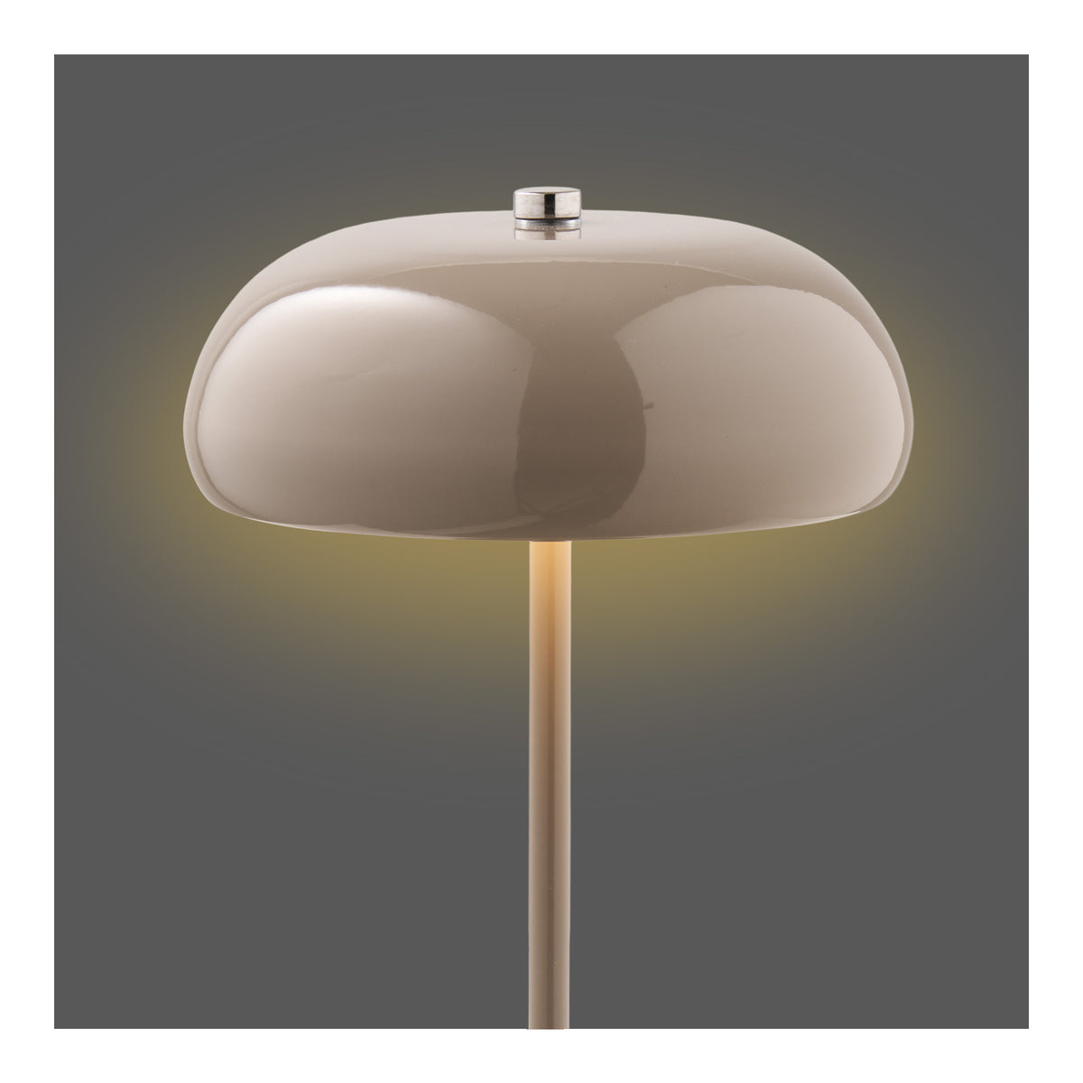Margate Bordlampe - Bordlampe, Genopladelig, Metal, Taupe Ø16 Cm ⎮ 5713917046867 ⎮ 6700007 