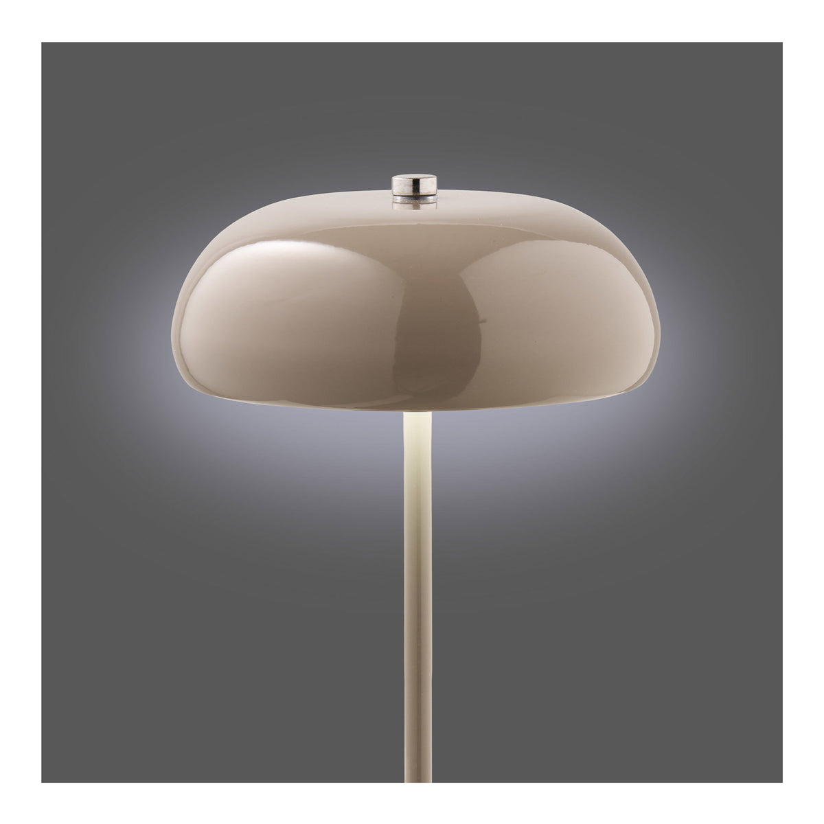 Margate Bordlampe - Bordlampe, Genopladelig, Metal, Taupe Ø16 Cm ⎮ 5713917046867 ⎮ 6700007 