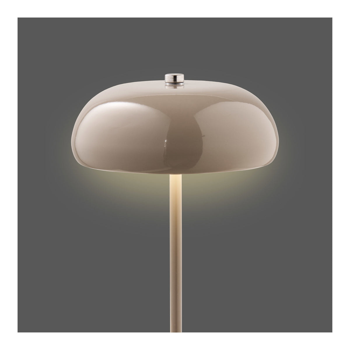 Margate Bordlampe - Bordlampe, Genopladelig, Metal, Taupe Ø16 Cm ⎮ 5713917046867 ⎮ 6700007 