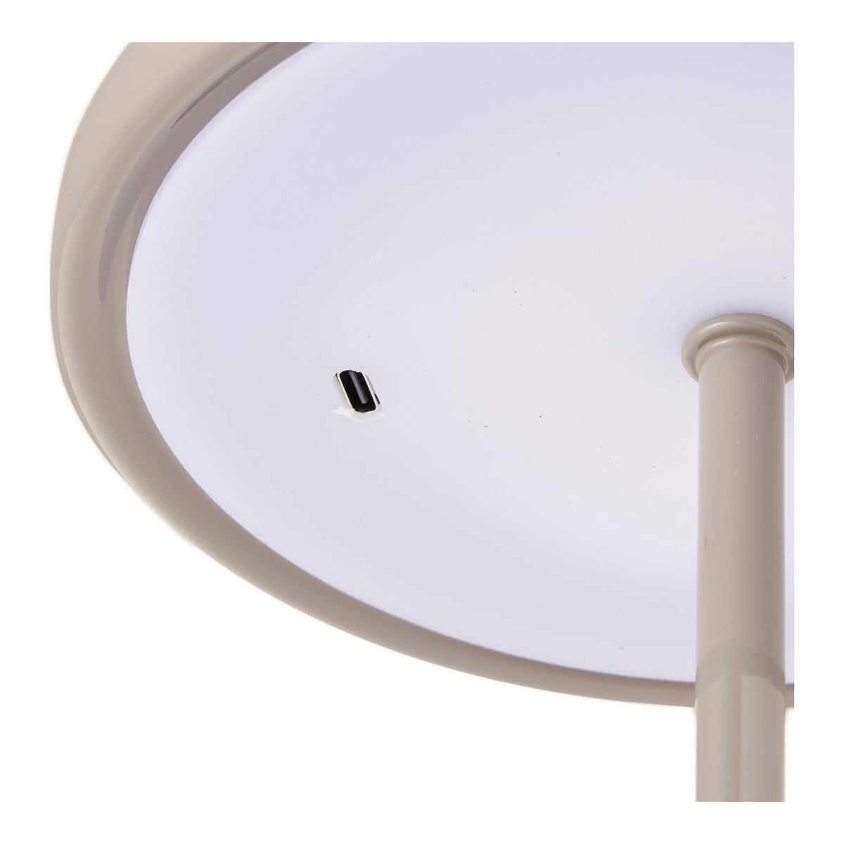 Margate Bordlampe - Bordlampe, Genopladelig, Metal, Taupe Ø16 Cm ⎮ 5713917046867 ⎮ 6700007 