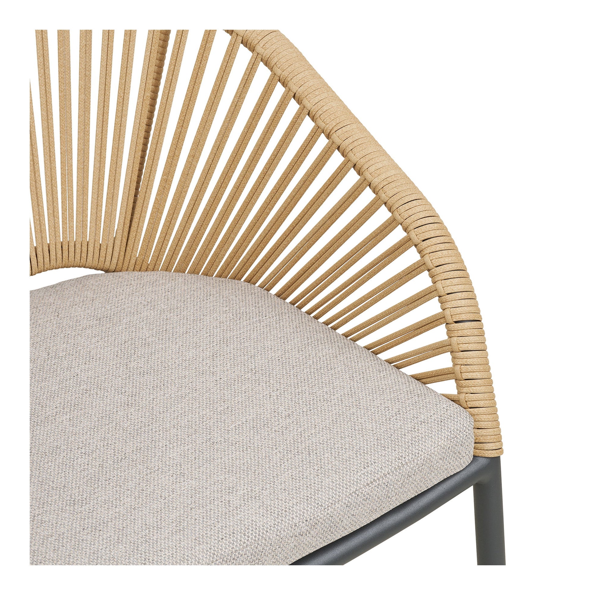 Novella Spisebordsstol - Spisebordsstol, Aluminium,  Beige, Sand, Inkl. Hynde ⎮ Sæt af 2 stk. ⎮ 5713917041183 ⎮ 7001016 