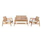 Santander Loungesæt - Loungesæt, Teak, Natur, Inkl. Hynder ⎮ 5713917027361 ⎮ 7001143 