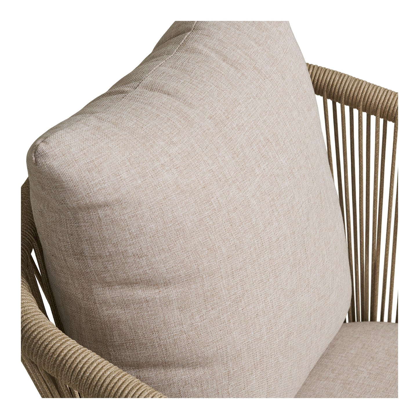 Salerno Spisebordsstol - Spisebordsstol, Aluminium/Polyester, Sand, Inkl. Hynde ⎮ Sæt af 4 stk. ⎮ 5713917042104 ⎮ 7001152 