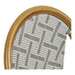 Lauria Spisebordsstol - Spisebordsstol, Aluminium/Textilene, Hvid, Grå, Bambuslook Ben ⎮ 5713917039555 ⎮ 7001186 