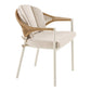 Abela Spisebordsstol - Spisebordsstol, Aluminium/Polyester/Pe Rattan, Sand/Natur, Inkl. Hynde ⎮ Sæt af 2 stk. ⎮ 5713917049844 ⎮ 7001221