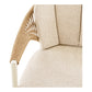 Abela Spisebordsstol - Spisebordsstol, Aluminium/Polyester/Pe Rattan, Sand/Natur, Inkl. Hynde ⎮ Sæt af 2 stk. ⎮ 5713917049844 ⎮ 7001221