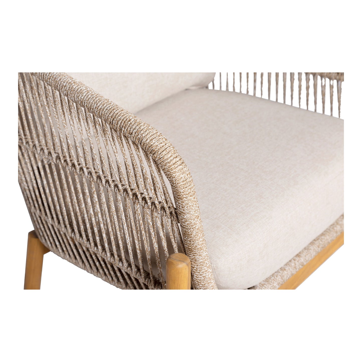 Terracina Loungestol - Loungestol, Akacie, Beige, Inkl. Hynde ⎮ 5713917030125 ⎮ 7101020 