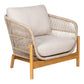 Terracina Loungestol - Loungestol, Akacie, Beige, Inkl. Hynde ⎮ 5713917030125 ⎮ 7101020 
