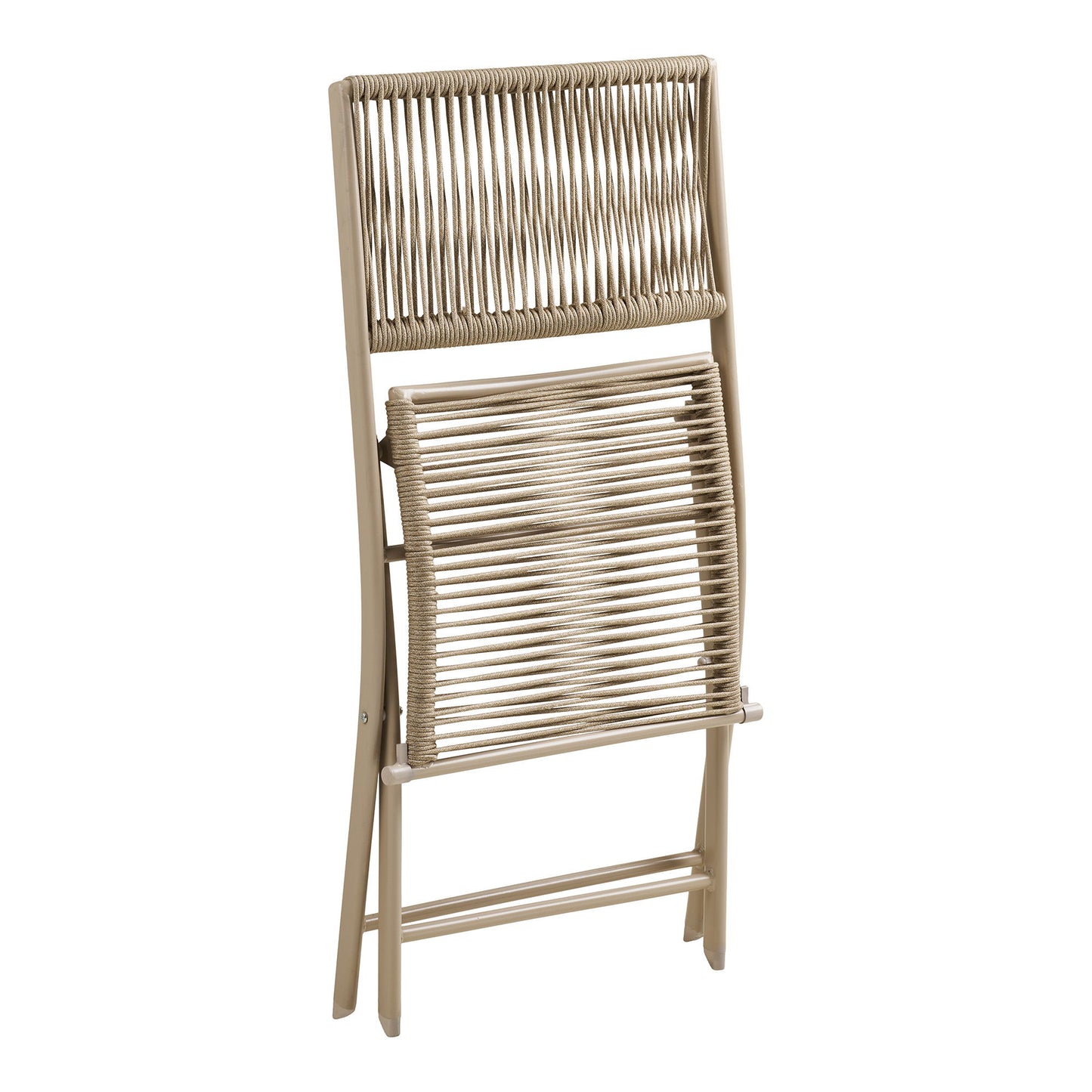 Arcas Cafésæt - Cafésæt, 2 Stole Og 1 Bord, Polyester/Stål, Taupe ⎮ 5713917042135 ⎮ 7150001 