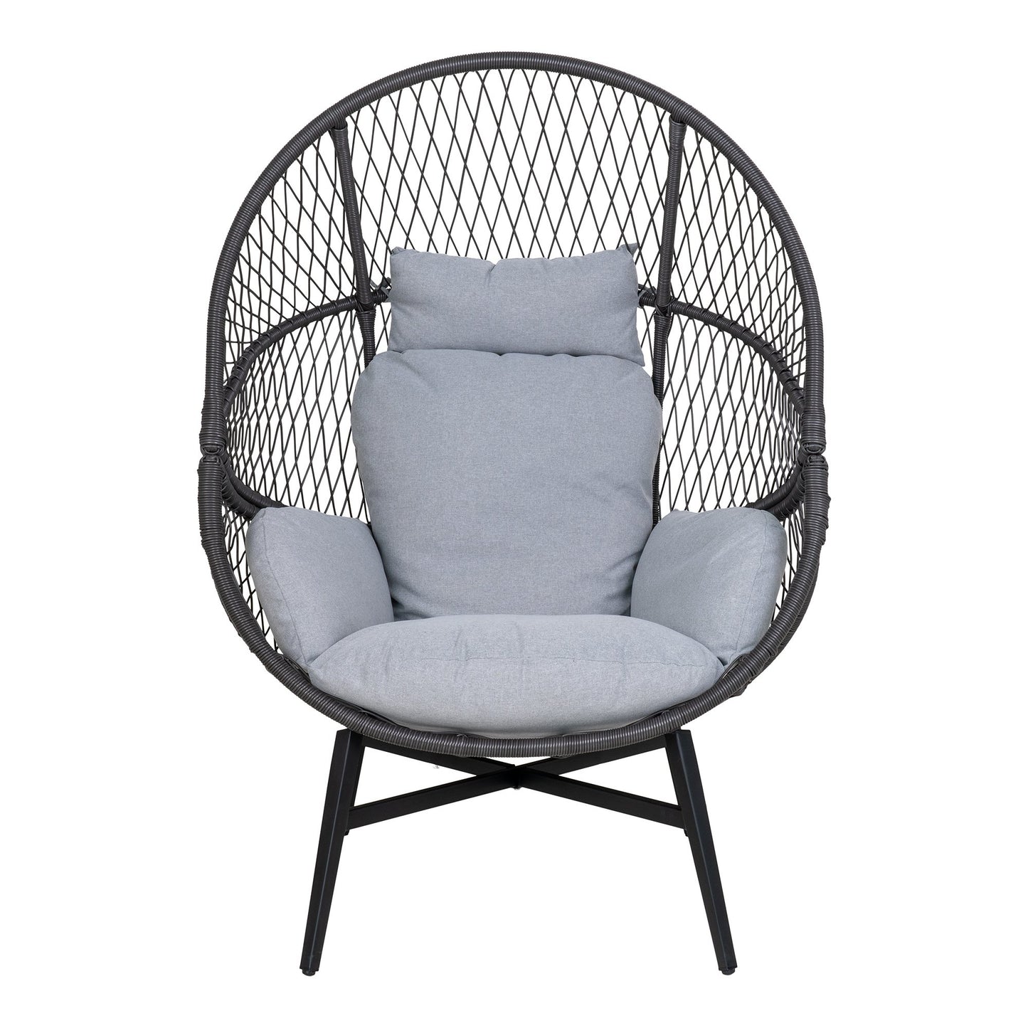 Rosario Loungestol - Loungestol, Polyrattan, Sort, Inkl. Hynder ⎮ 5713917027934 ⎮ 7301031 