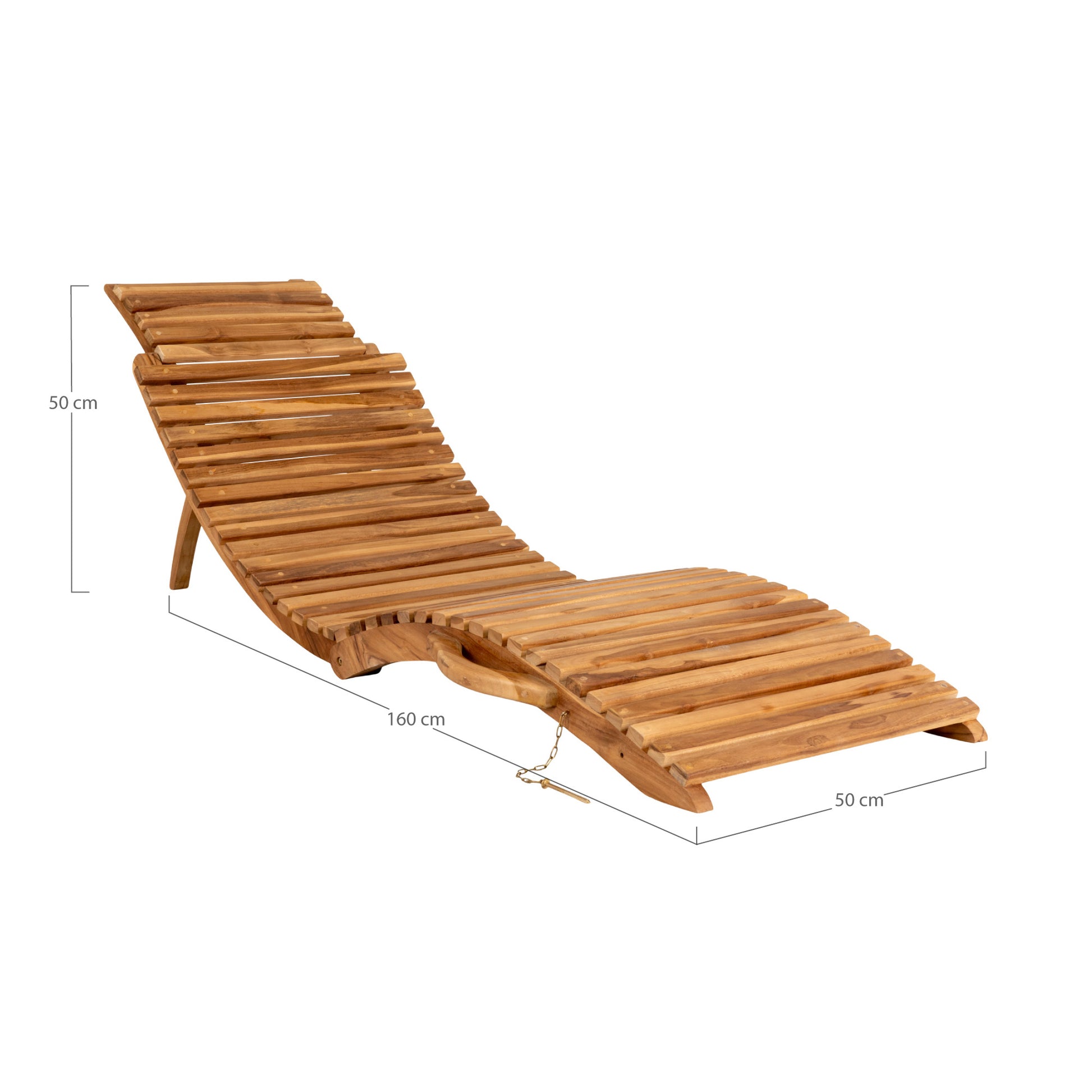 Arrieta Liggestol - Liggestol, Teak, Natur ⎮ 5713917018420 ⎮ 7301050 
