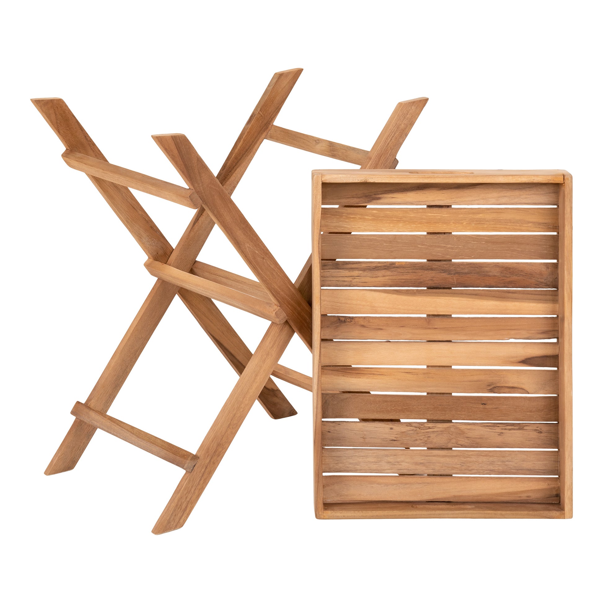 Ronda Bakkebord - Bakkebord, Teak, Natur, 29X39X49,5 Cm ⎮ 5713917019137 ⎮ 7501005 