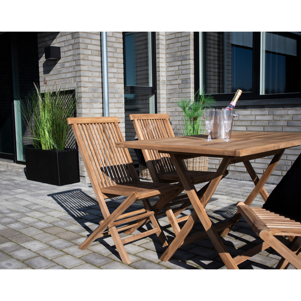 Oviedo Spisebord - Spisebord, Teak, Natur120X80X75 Cm ⎮ 5713917007714 ⎮ 7501060 