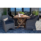 Murcia Spisebord - Spisebord, Teak, Natur 200X90X75 Cm ⎮ 5713917009459 ⎮ 7501090 
