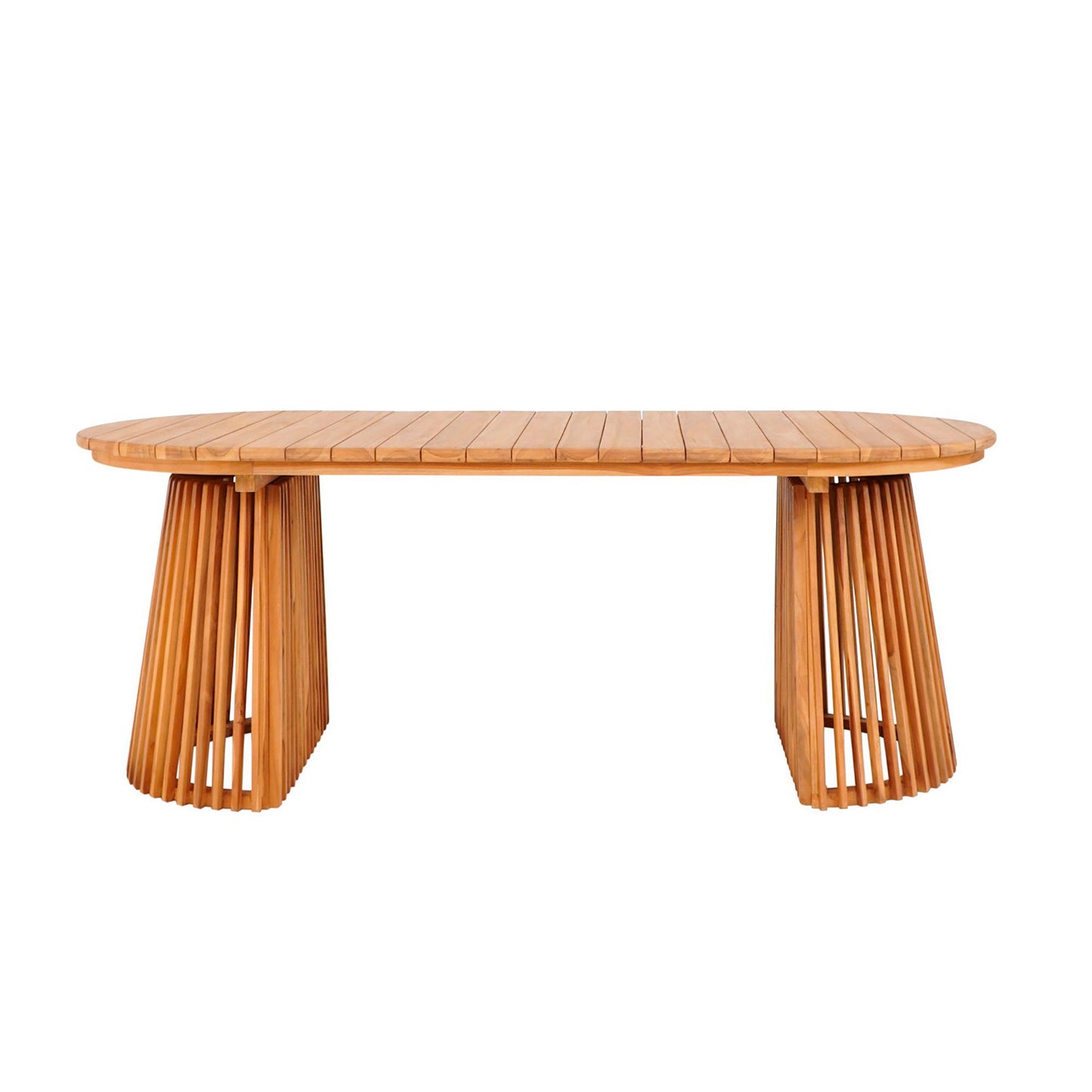 Berja Spisebord - Spisebord, Teak, Natur, 90X200X75 Cm ⎮ 5713917043569 ⎮ 7501096 